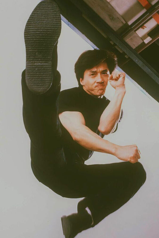 Jackie Chan Martial Arts Movie Star Poster Wall Art Action Film Print