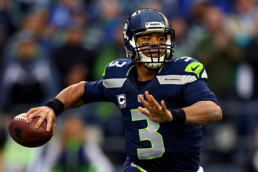 Seattle Seahawks Russell Wilson Nfl Poster Famous Quarterback Motivational Sports Print - xonomax