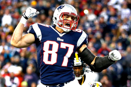 New England Patriots Rob Gronkowski Nfl Poster Famous Football Player Motivational Sports Print - xonomax