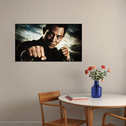 Jet Li Poster Action Movie Star Actor Martial Arts Wall Art