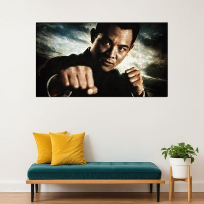 Jet Li Poster Action Movie Star Actor Martial Arts Wall Art