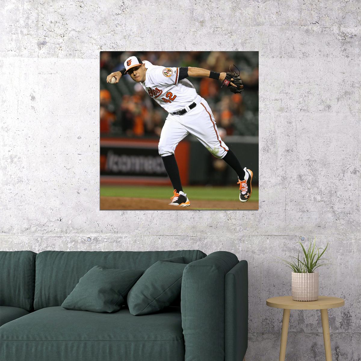 Manny Machado Baseball Poster Famous Mlb Player Wall Art - xonomax