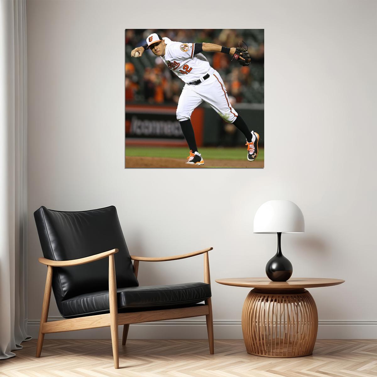 Manny Machado Baseball Poster Famous Mlb Player Wall Art - xonomax
