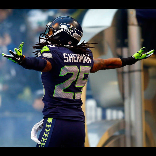 Seattle Seahawks Richard Sherman Nfl Poster Famous Cornerback Motivational Sports Print - xonomax