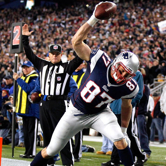 New England Patriots Rob Gronkowski Nfl Poster Famous Football Player Motivational Sports Print - xonomax