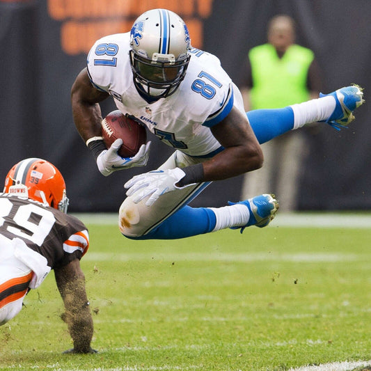 Calvin Johnson Detroit Lions Football Poster Nfl Star Wall Art Sports Print - xonomax