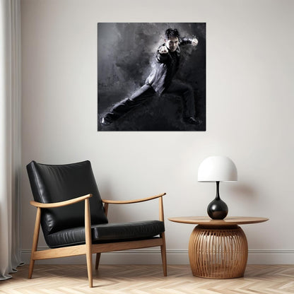 Jet Li Poster Action Movie Star Actor Martial Arts Wall Art