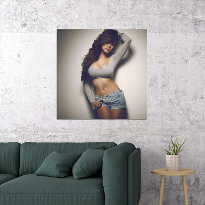 Sexy Super Model Girl Poster Stunning Fashion Beauty Wall Print