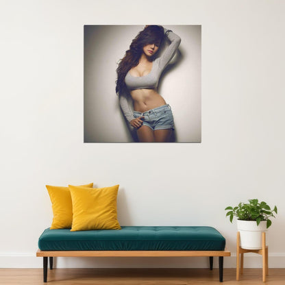 Sexy Super Model Girl Poster Stunning Fashion Beauty Wall Print