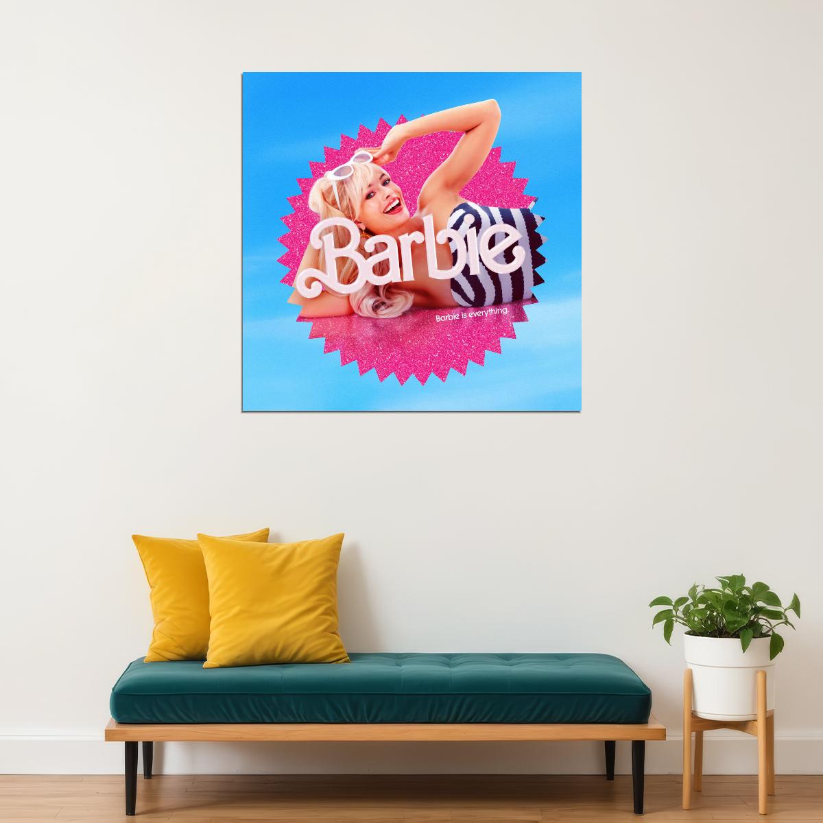 Barbie Movie 2023 Poster Live-action Film Wall Art Fashion Doll Print - xonomax