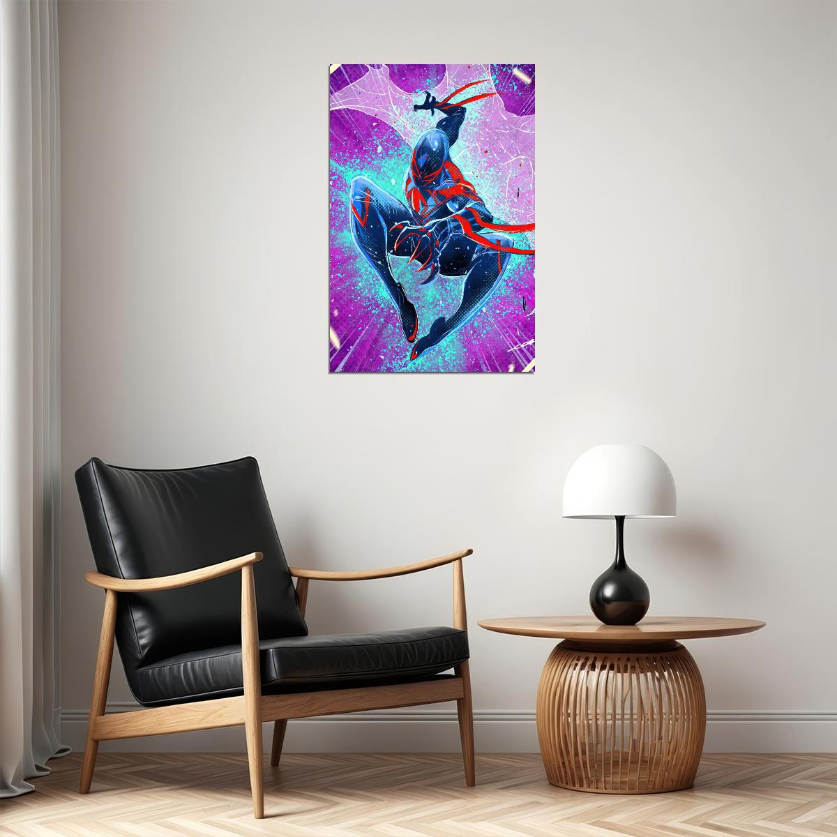 Spider-man 2099 Comic Book Poster Futuristic Hero Print