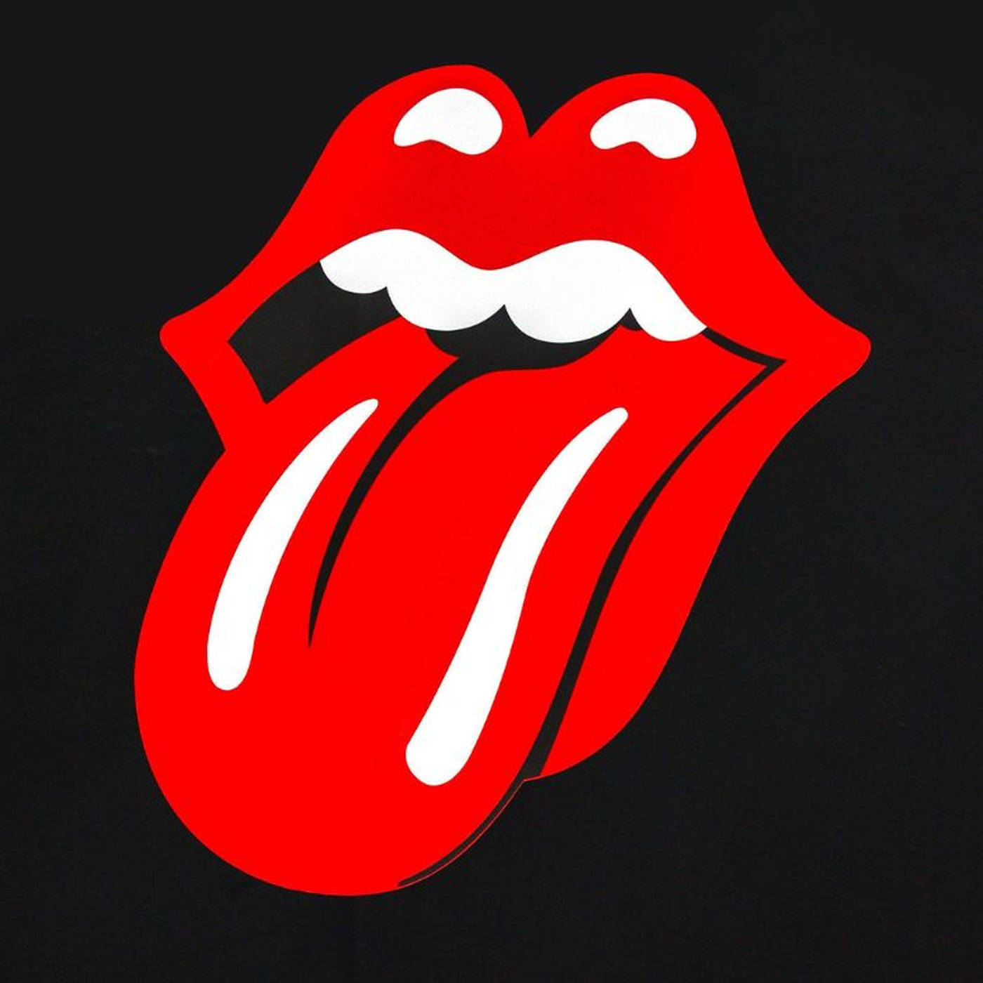 Rolling Stones Logo Music Poster Iconic Tongue Design 1970s Rock Wall Art