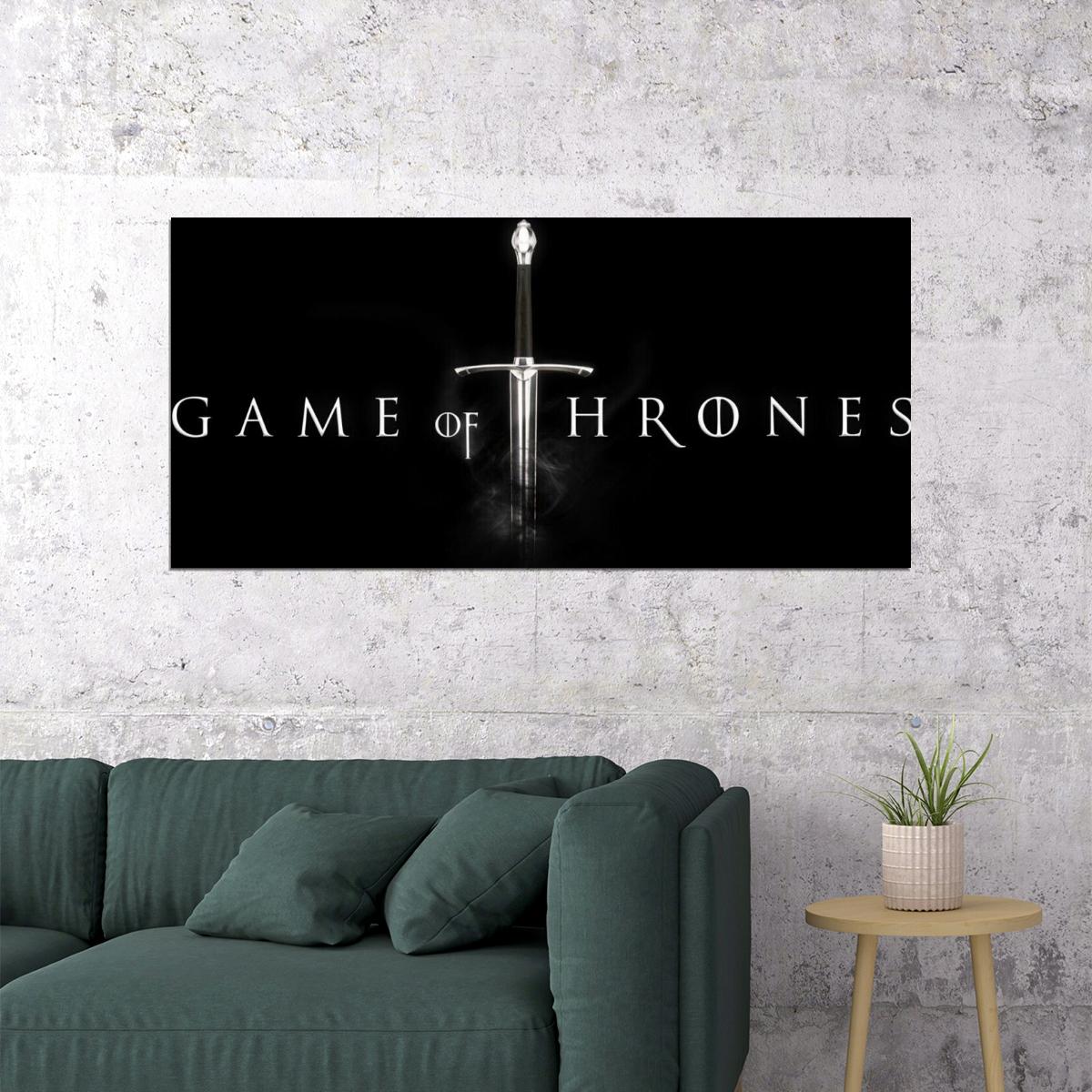 Game Of Thrones Tv Series Poster Fantasy Drama Wall Art Hbo Show Print - xonomax