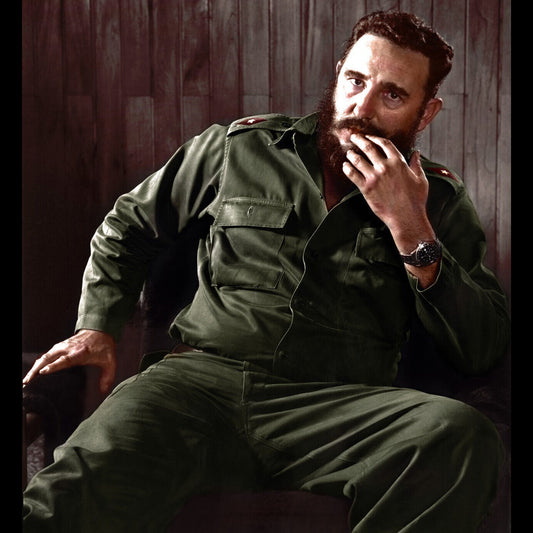 Fidel Castro Poster Political Leader Wall Art Revolution Celebrity Print