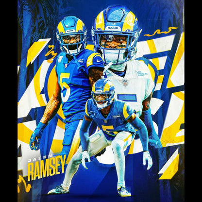 Jalen Ramsey Nfl Football Player Poster Motivational Sports Wall Art - xonomax