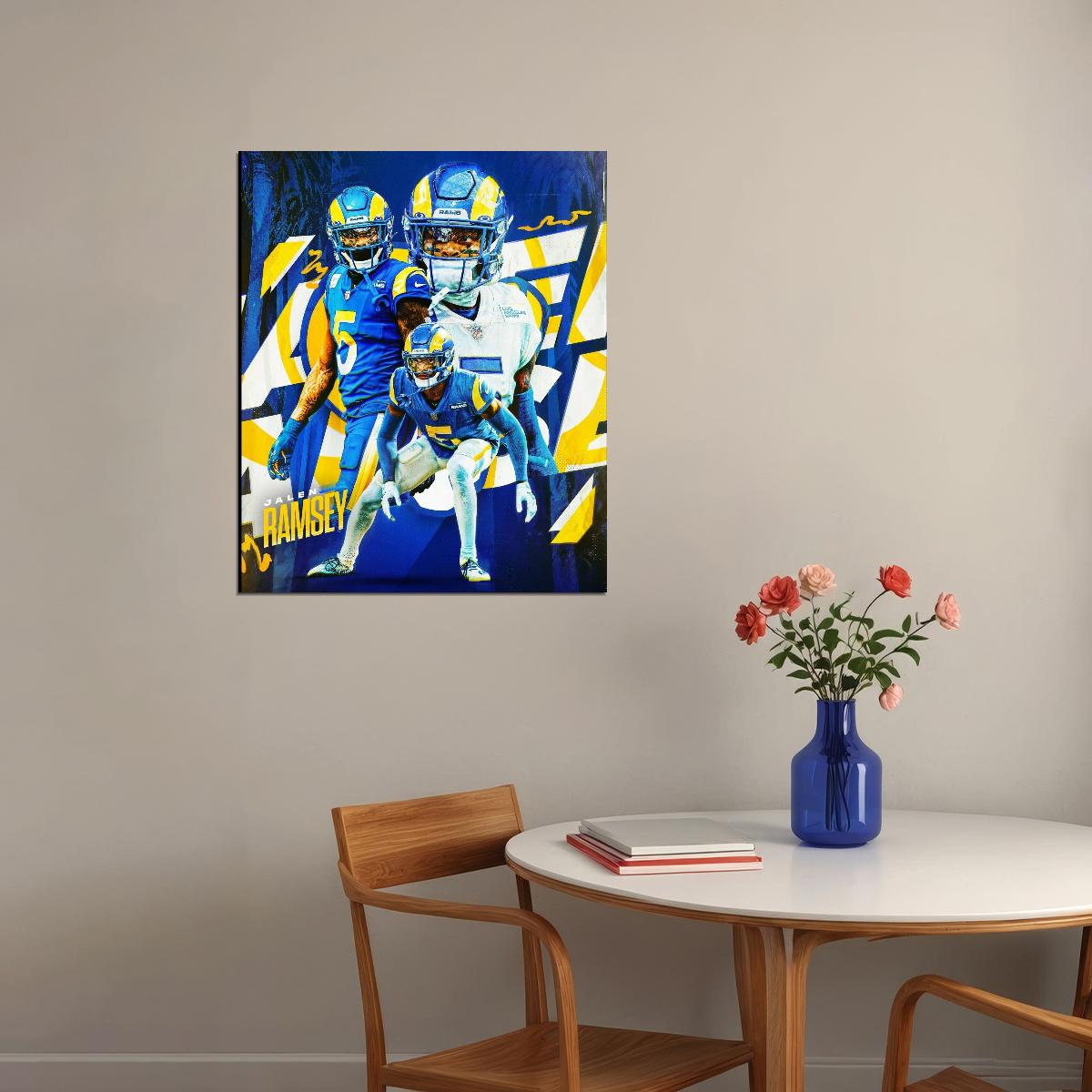 Jalen Ramsey Nfl Football Player Poster Motivational Sports Wall Art - xonomax