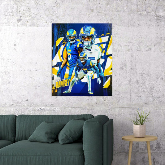 Jalen Ramsey Nfl Football Player Poster Motivational Sports Wall Art - xonomax