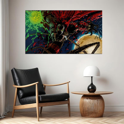 Spawn Comic Book Poster Iconic Antihero Print