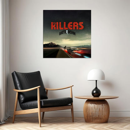 The Killers Battle Born Album Cover Art Music Poster Iconic Rock Band Print