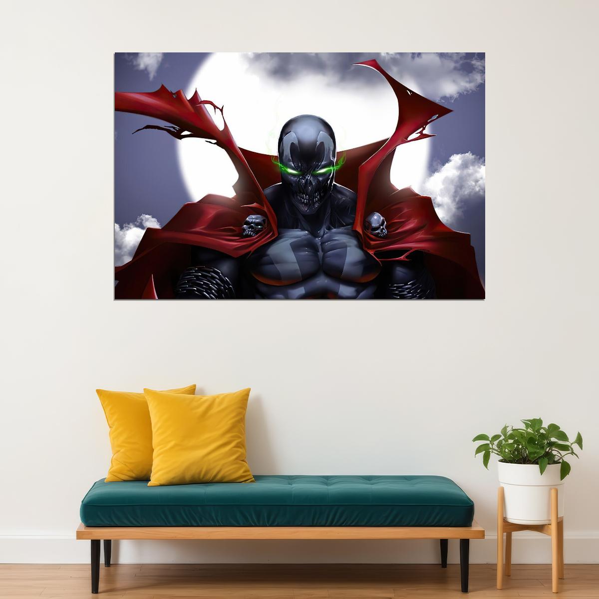 Spawn Comic Book Poster Iconic Antihero Print - xonomax