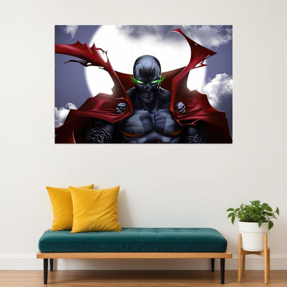 Spawn Comic Book Poster Iconic Antihero Print - xonomax