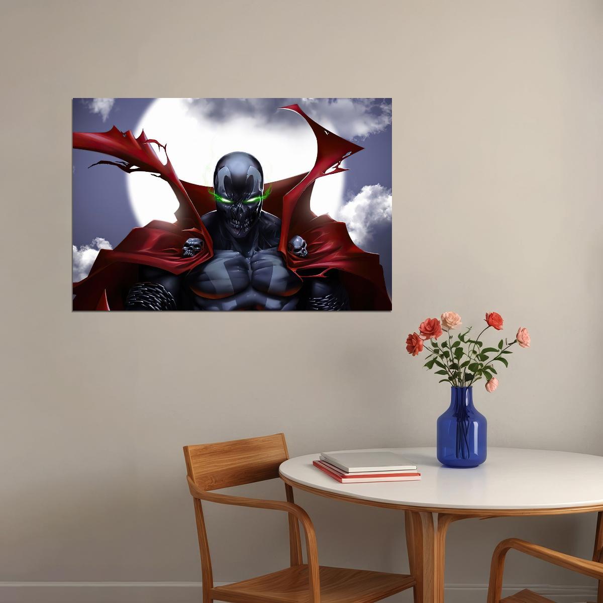 Spawn Comic Book Poster Iconic Antihero Print - xonomax