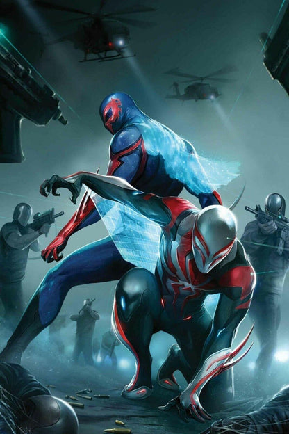 Spider-man 2099 Comic Book Poster Futuristic Hero Print