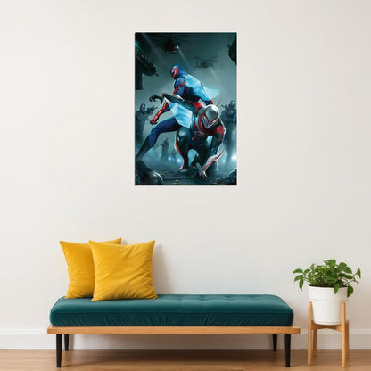 Spider-man 2099 Comic Book Poster Futuristic Hero Print