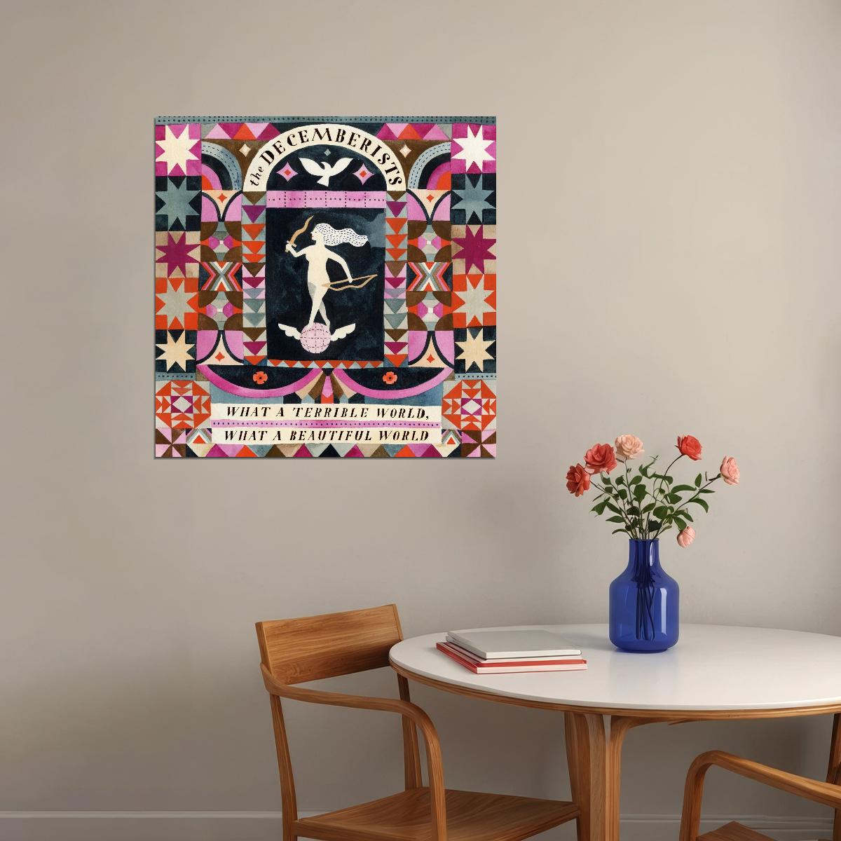 The Decemberists What A Terrible World Cover Art Music Poster Iconic Indie Rock Band Print