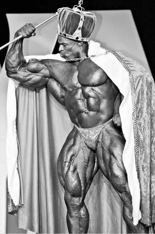 Ronnie Coleman Bodybuilding Poster Legendary Athlete Motivational Sports Print