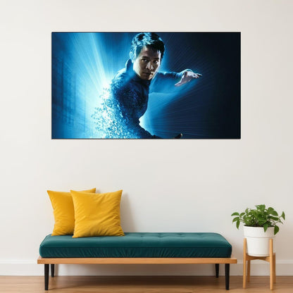 Jet Li Poster Action Movie Star Actor Martial Arts Wall Art