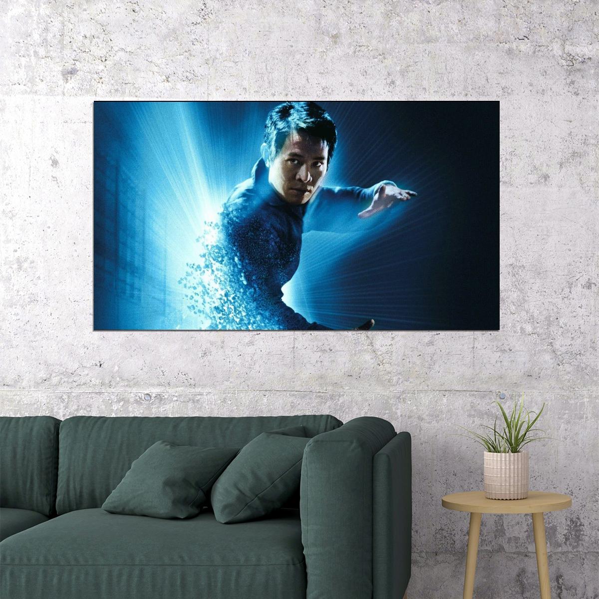 Jet Li Poster Action Movie Star Actor Martial Arts Wall Art