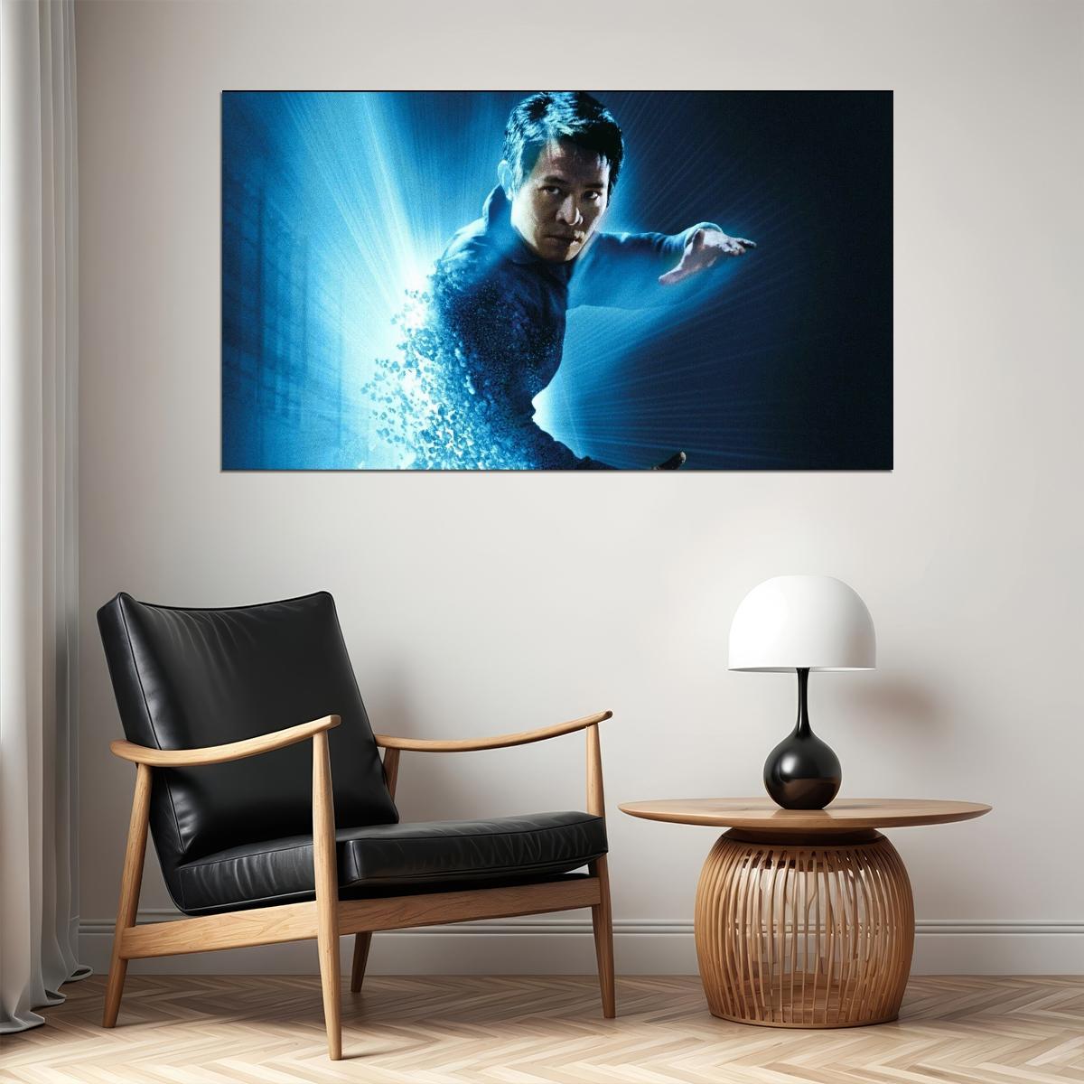 Jet Li Poster Action Movie Star Actor Martial Arts Wall Art