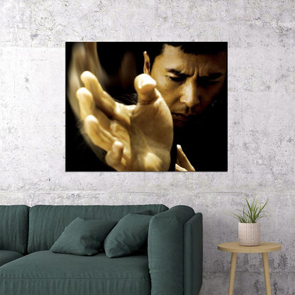 Donnie Yen Martial Arts Movie Star Poster Action Film Wall Art Actor Print