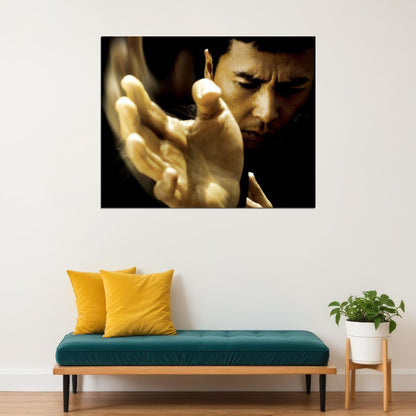 Donnie Yen Martial Arts Movie Star Poster Action Film Wall Art Actor Print