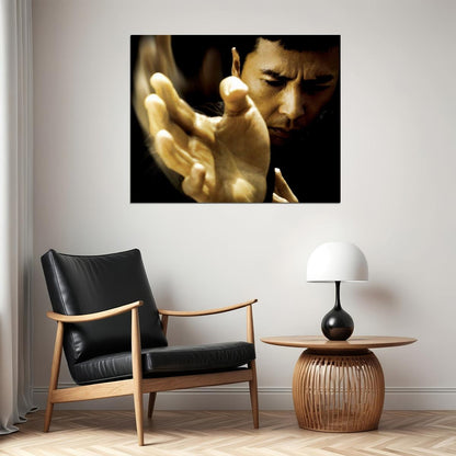 Donnie Yen Martial Arts Movie Star Poster Action Film Wall Art Actor Print