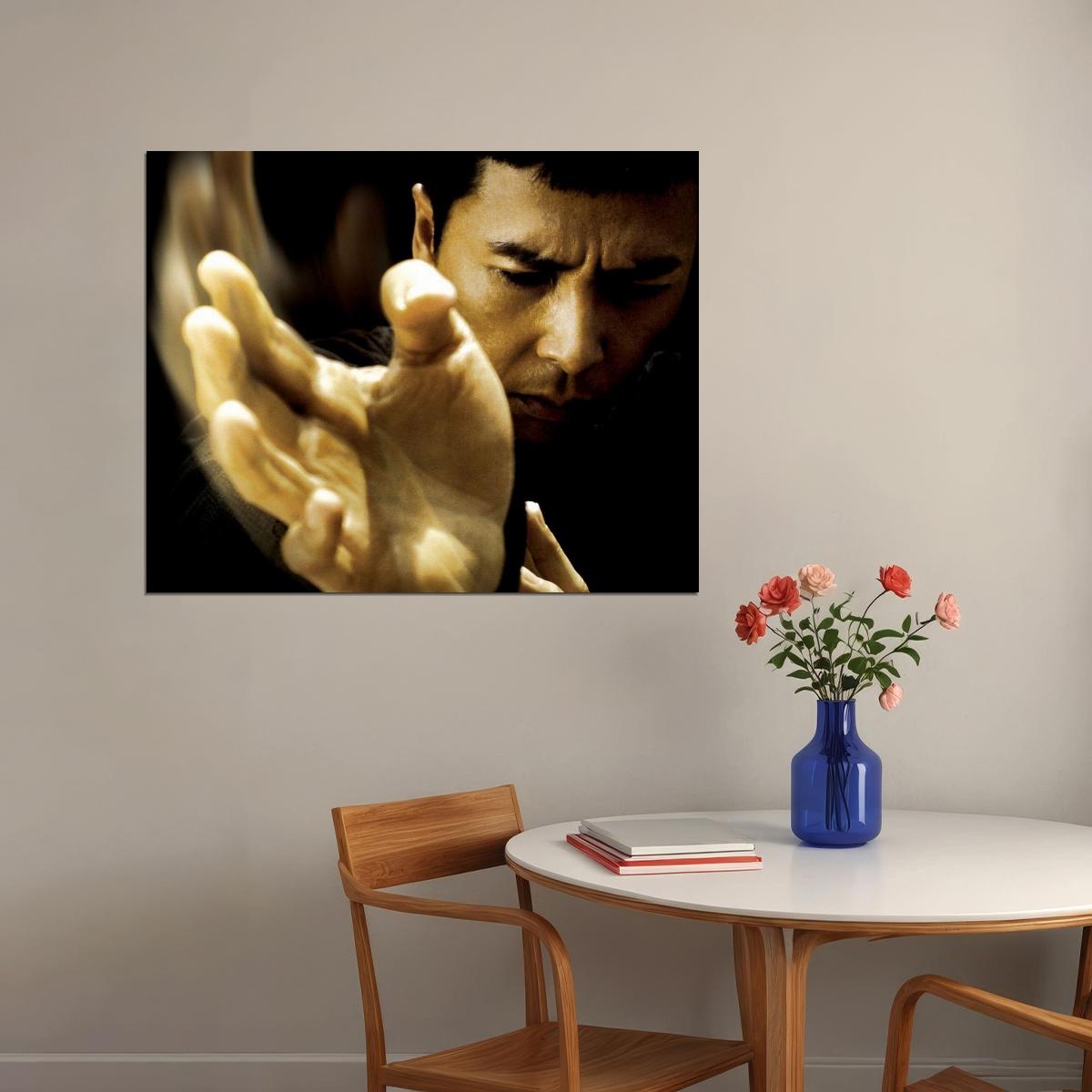 Donnie Yen Martial Arts Movie Star Poster Action Film Wall Art Actor Print