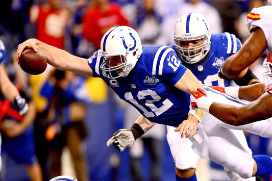 Andrew Luck Indianapolis Colts Football Poster Nfl Quarterback Wall Art Motivational Sports Print - xonomax