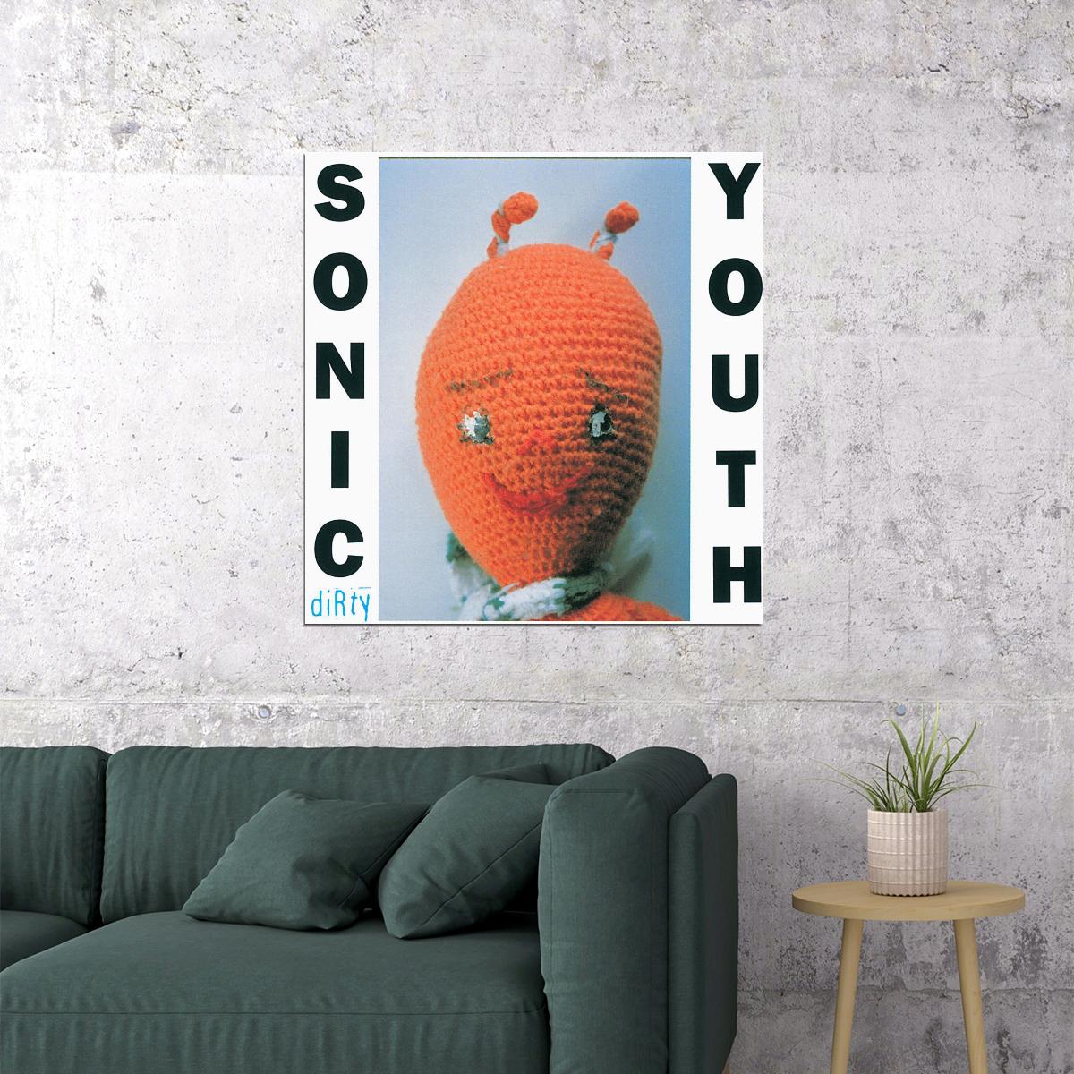 Sonic Youth Album Cover Art Music Poster Iconic Band Print