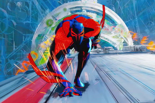 Spider-man 2099 Comic Book Poster Futuristic Hero Print