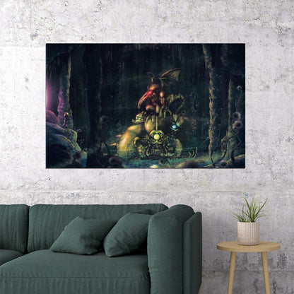 Super Metroid Nintendo Video Game Poster Iconic Retro Sci-fi Wall Art