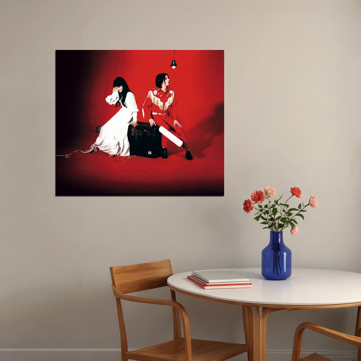 The White Stripes Elephant Album Cover Art Rock Music Poster Iconic Alternative Band Print