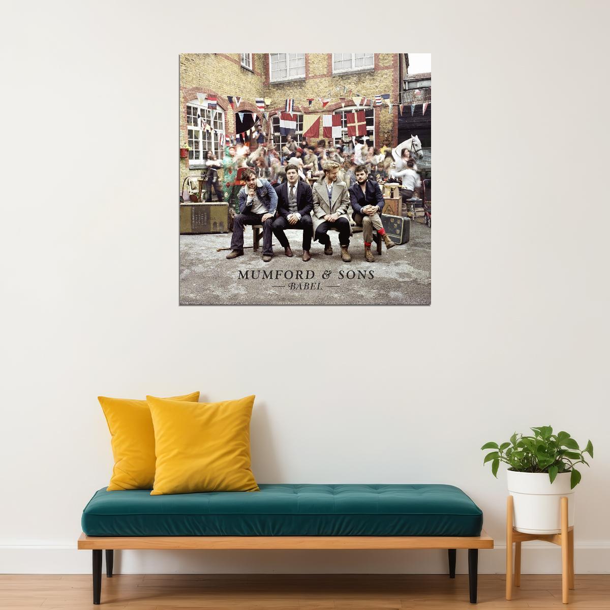 Mumford & Sons Album Cover Art Music Poster Famous Band Wall Print