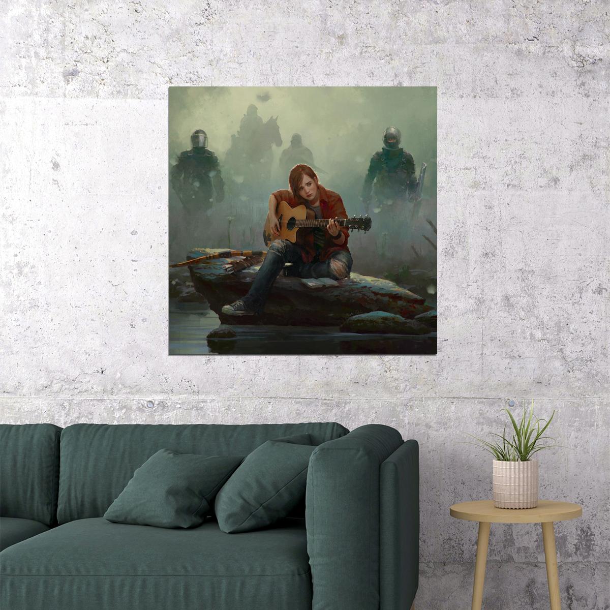 The Last Of Us Video Game Poster Iconic Post-apocalyptic Adventure Art Print