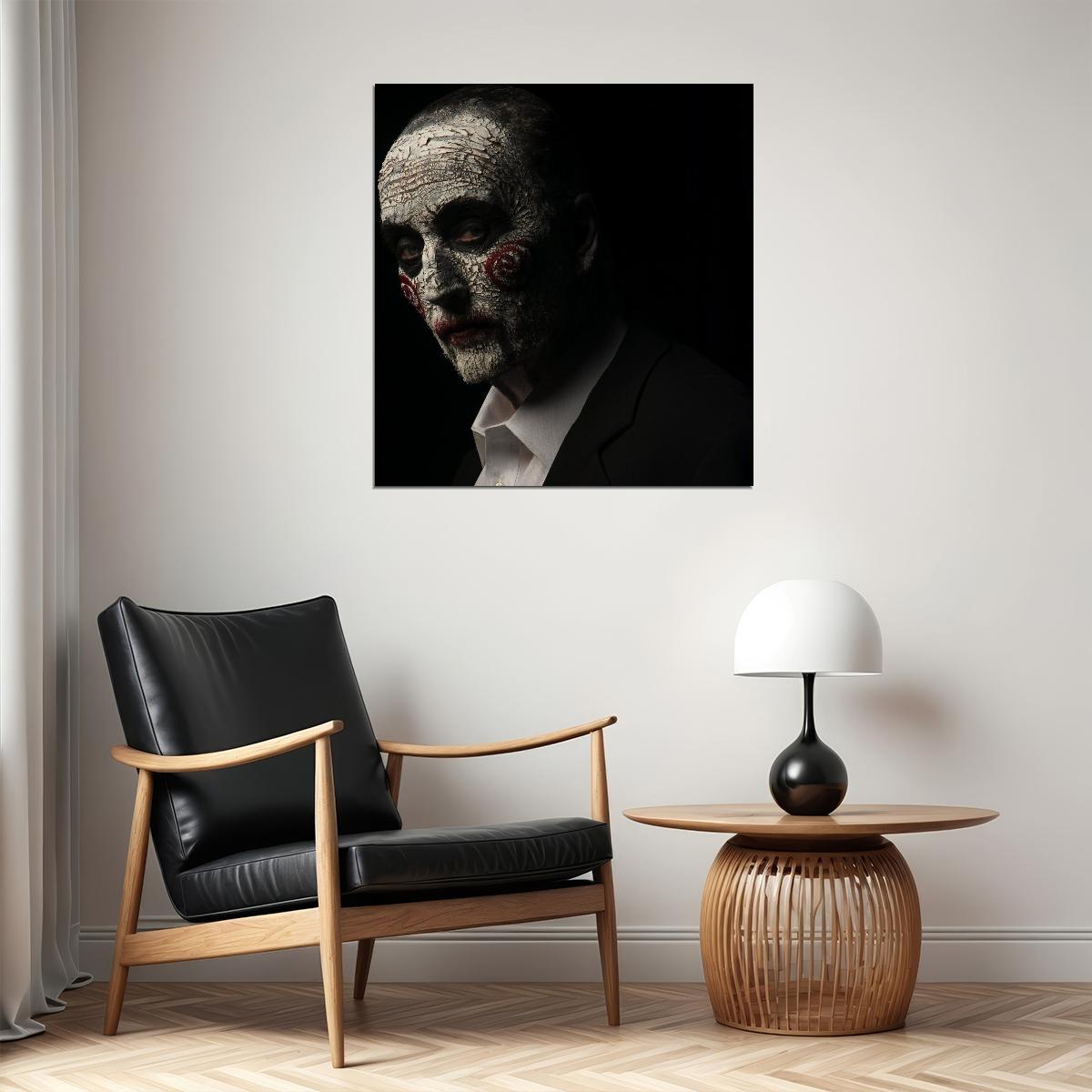 Saw Movie Poster Classic Horror Film Iconic Slasher Wall Print
