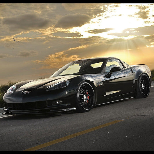 Chevrolet Corvette Poster American Sports Car Wall Art Luxury Supercar Print