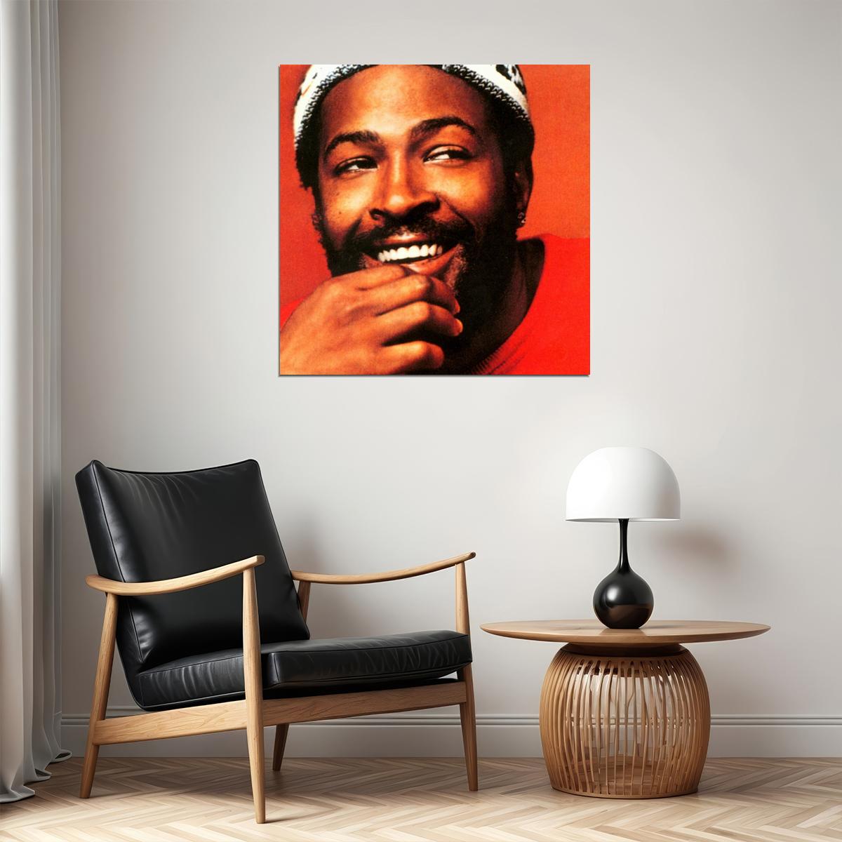 Marvin Gaye Music Poster Iconic Soul Legend Wall Print