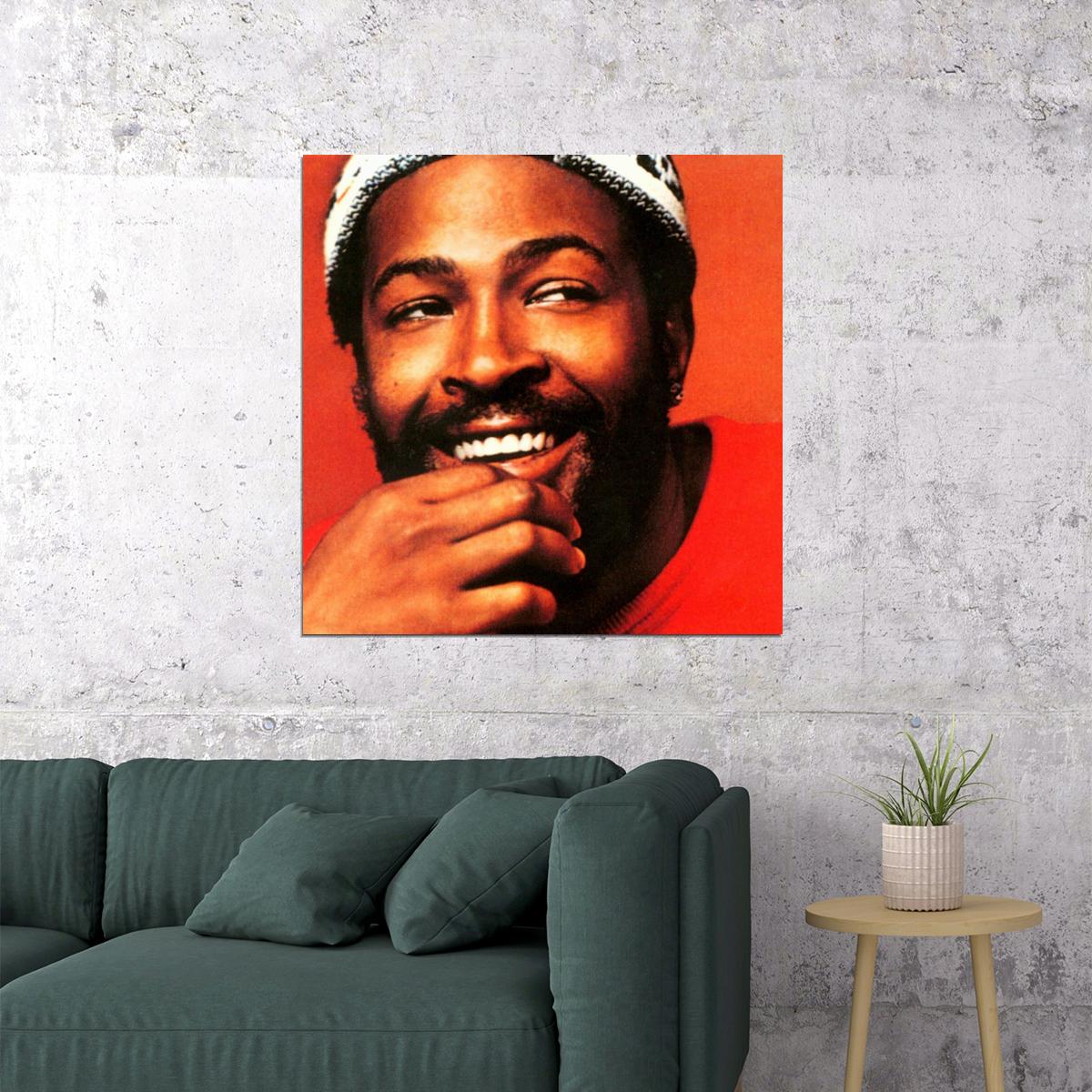 Marvin Gaye Music Poster Iconic Soul Legend Wall Print