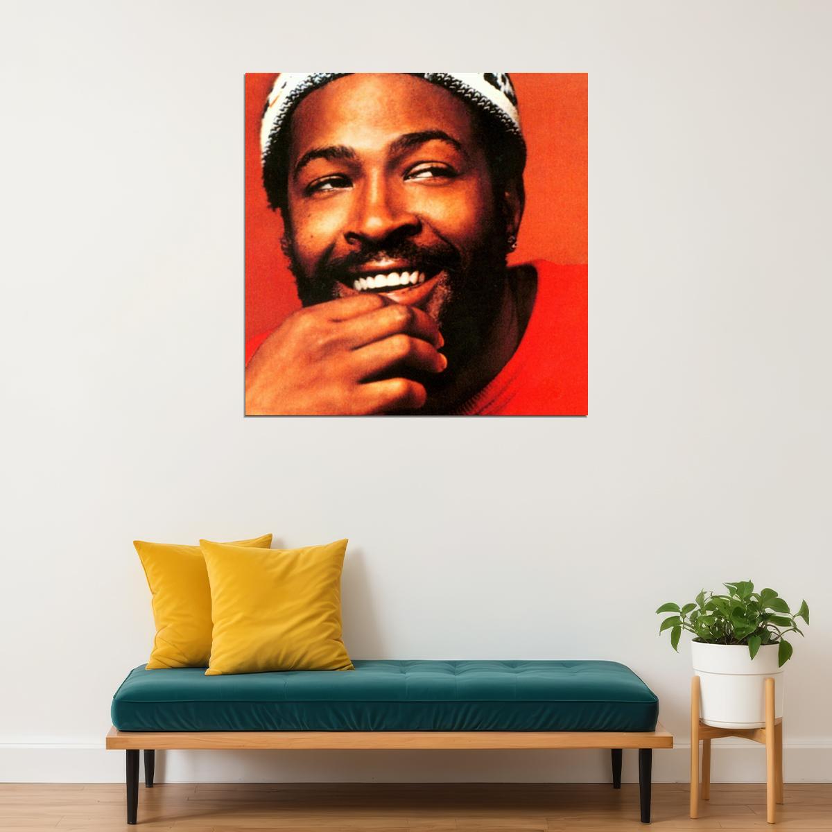 Marvin Gaye Music Poster Iconic Soul Legend Wall Print