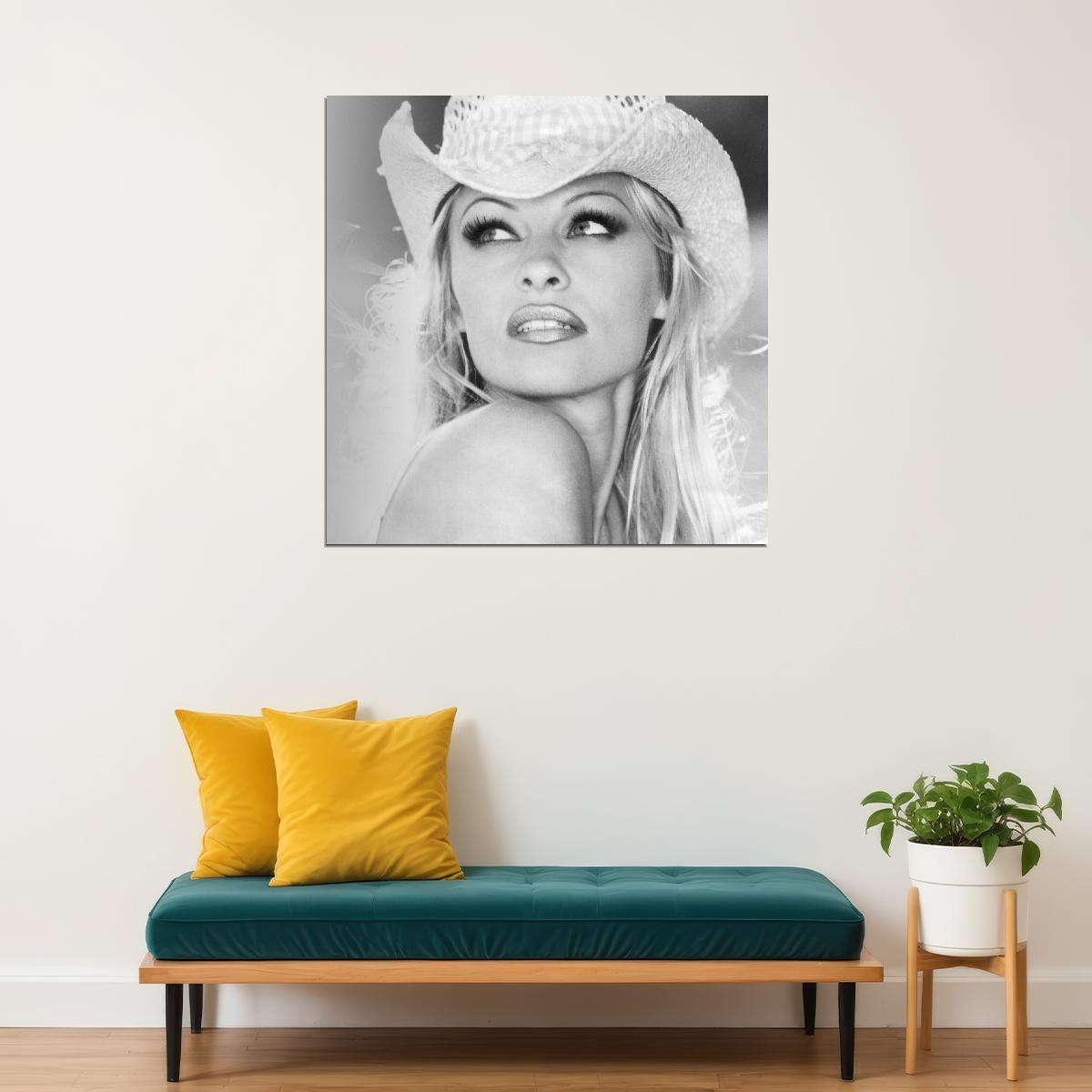 Pamela Anderson Poster Hollywood 80s 90s Actress Icon Model Wall Art